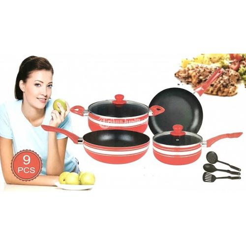 Panci Set 9pcs Alat Memasak Di Dapur Paling Lengkap Memasak Jadi Mudah - Jakarta
