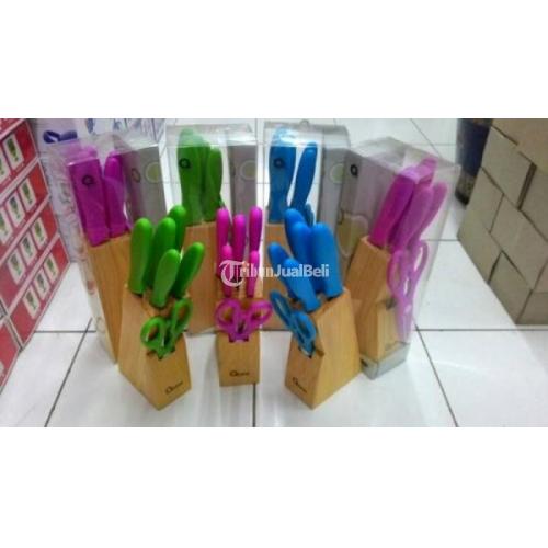 Pisau Set Oxone 961 Pisau Warna Warni Rainbow Stainless Steel Anti Karat - Jakarta Pusat