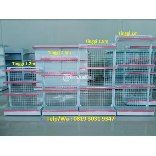 Rak Minimarket Super Top Import Kapasitas 40kg/level - Jakarta Pusat