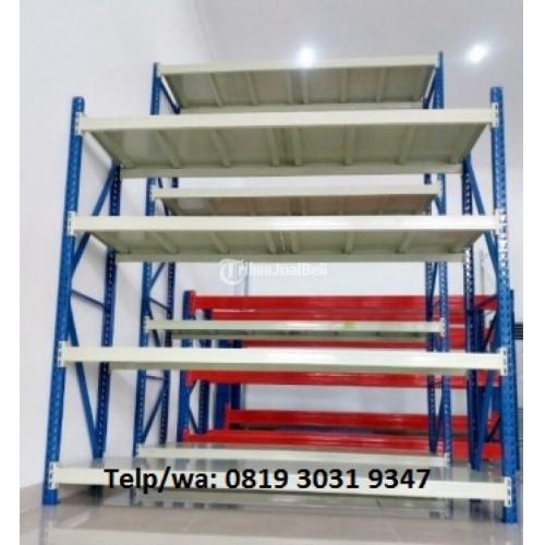 Rak Gudang Import Kapasitas 500kg/level Kuat Berkualitas Harga Murah - Jakarta