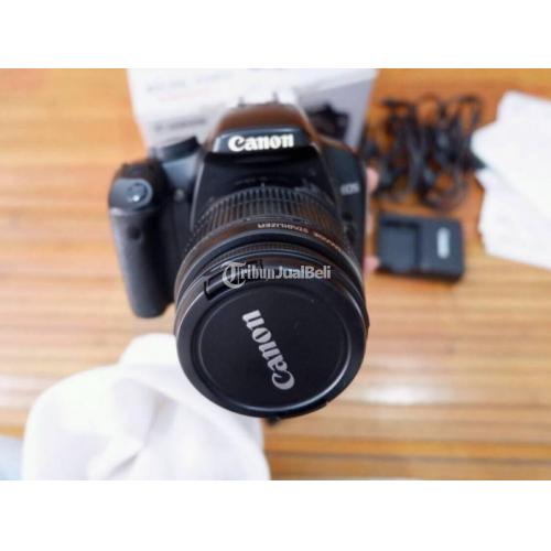 Kamera DSLR Canon EOS 450D Komplit Murah Barang Bagus Normal Bisa COD