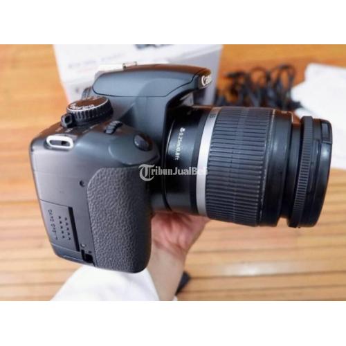 Kamera DSLR Canon EOS 450D Komplit Murah Barang Bagus Normal Bisa COD