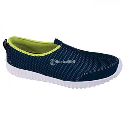 Sepatu Sneakers Biru SN 104 Unisex Pria Wanita New Baru Harga Murah - Bandung
