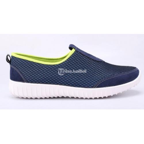 Sepatu Sneakers Biru SN 104 Unisex Pria Wanita New Baru Harga Murah - Bandung