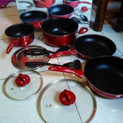 Panci Set 9 Piece Emerald Panci Kukusan Terlengkap Stok Ready - Jakarta Pusat
