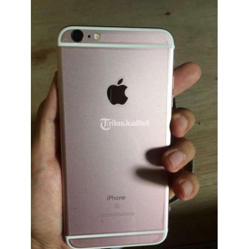 Iphone 6S Plus 64 GB Bekas HP Apple Murah Warna Rose Gold Normal Terawat - Medan