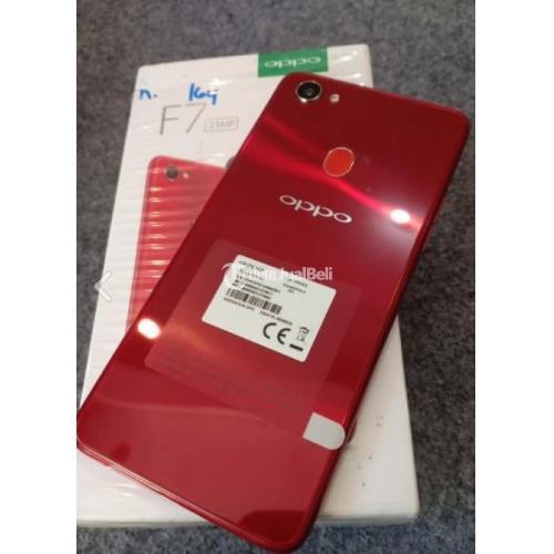 Hp Bekas Oppo F7 Red Fullset Lengkap Siap COD Kamera Bening Fisik Mulus ...