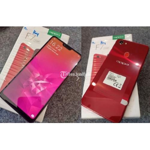 Hp Bekas Oppo F7 Red Fullset Lengkap Siap COD Kamera Bening Fisik Mulus ...