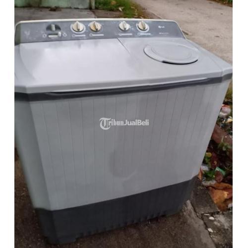 Mesin Cuci Merk LG 14 KG Bagus Mulus No Minus Jaminan Oke Tinggal Pakai