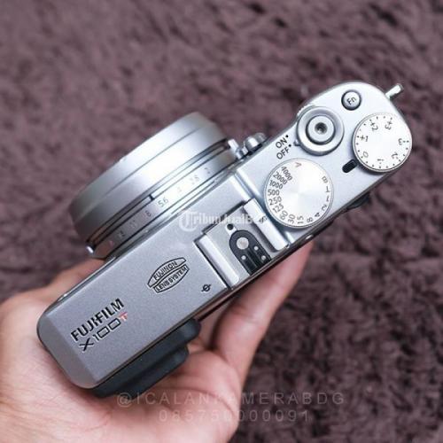 Kamera Mirrorless Bekas Fujifilm X100T Lensa 23 F2 Lengkap Normal Murah
