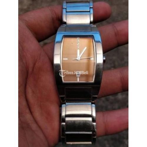 Jam Tangan DKNY Full Stainless Steel Seken Normal Siap Pakai di