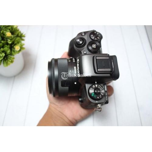 Kamera Mirrorless Canon EOS M5 Lens Kit 15di45mm STM Lengkap