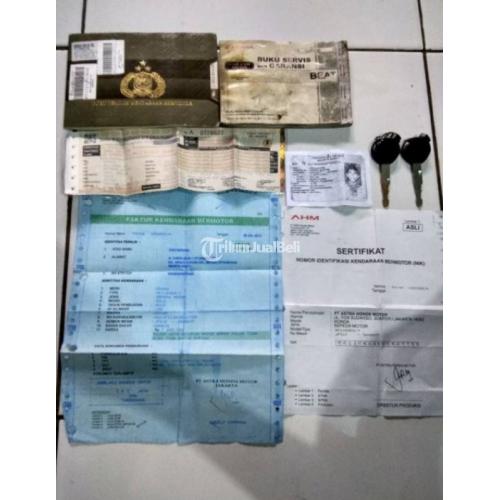 Honda Beat Karbu 2012 Warna Hitam Mulus Surat Lengkap Mesin Halus Bagus Motor Terawat - Jakarta Timur