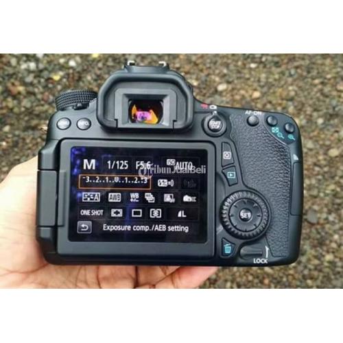 Kamera DSLR Canon EOS 70D WIFI KIT STM BOX KOMPLIT Barang Bagus