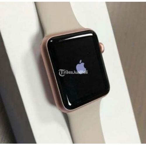 Jam Tangan Apple Watch Series 1 42mm Rosegold Fullset Ori Ada