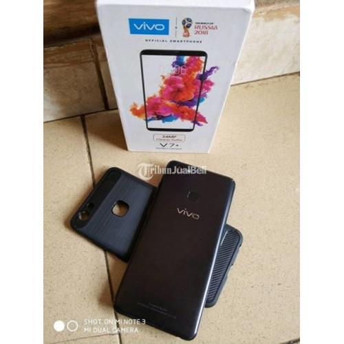 HP Vivo V7 Plus Black Matte Bekas Android Ram 4GB Murah Normal Lengkap