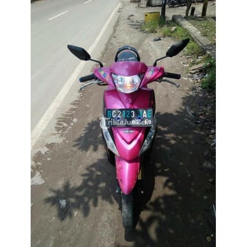 Motor Yamaha Mio J Tahun 2014 Bekas Matik Murah Surat Lengkap Pajak Off - Palembang