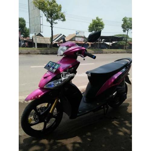 Motor Yamaha Mio J Tahun 2014 Bekas Matik Murah Surat Lengkap Pajak Off - Palembang