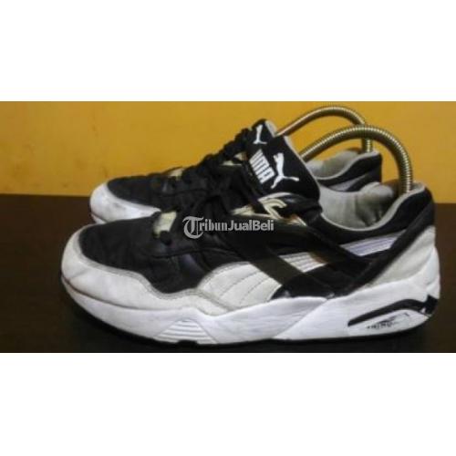 Sepatu Sneakers Second Puma Trinomic Black White Mulus Sudah Bersih di Bandung TribunJualBeli