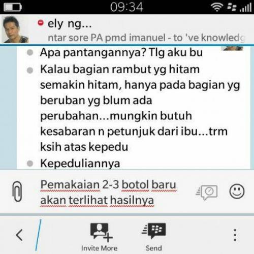 Penghitam Uban Dari Akarnya, Menghitamkan Rambut Secara Permanen Paket Uban - Sleman