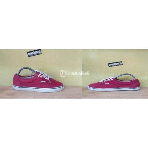 Sepatu Sneakers Second Vans Era Maroon Ready Stock Exclude Ongkir