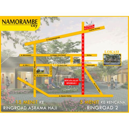 Jual Rumah Murah di Namorambe City Lokasi Strategis Medan Johor & Termewah di Kelasnya - Medan