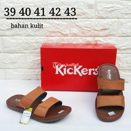 Sandal Kickers Bahan Kulit Berkualitas Banyak Size Harga Murah di