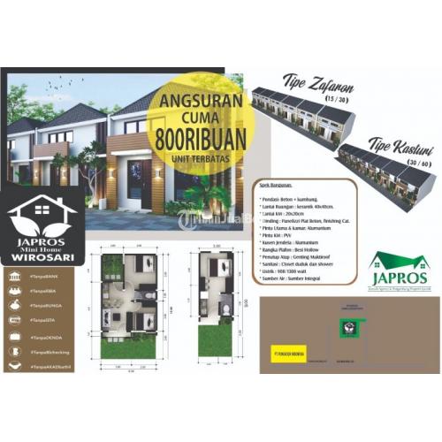 Rumah Konsep Syariah di Wirosari Tanpa Bunga Lokasi Strategis Harga Murah - Grobogan