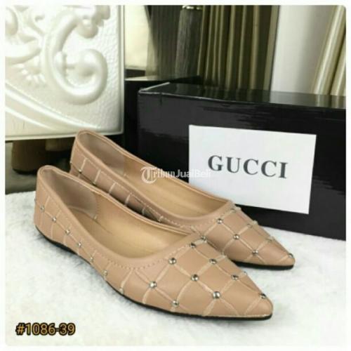 Sepatu hot sale flat gucci