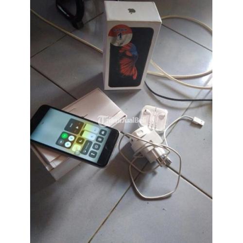 Apple iPhone 6S Plus 64 GB Silver Second Mulus Lengkap Pemakaian