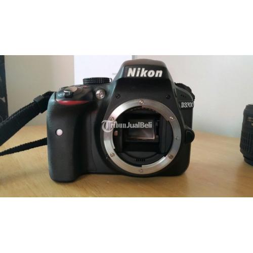Kamera Nikon D3300 Lens Kit Bekas DSLR Murah Lengkap Ada Tas - Purworejo