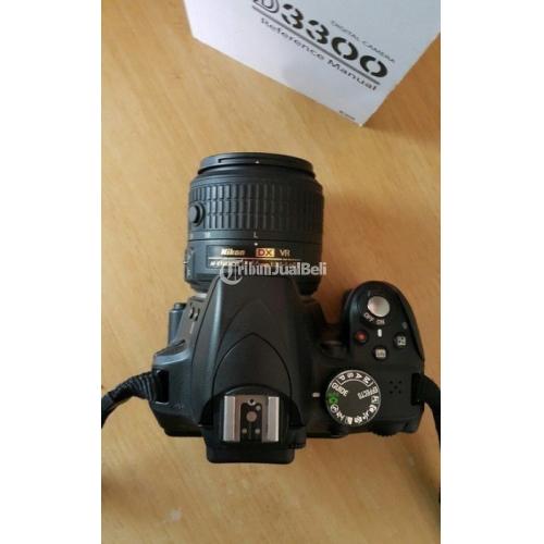 Kamera Nikon D3300 Lens Kit Bekas DSLR Murah Lengkap Ada Tas - Purworejo