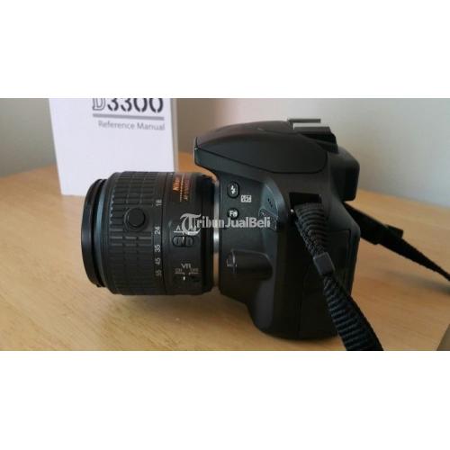 Kamera Nikon D3300 Lens Kit Bekas DSLR Murah Lengkap Ada Tas - Purworejo