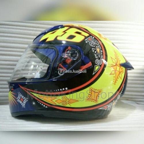 Helm Full Face AGV K3SV Rossi 2002 Kondisi Baru Real Pict Murah di