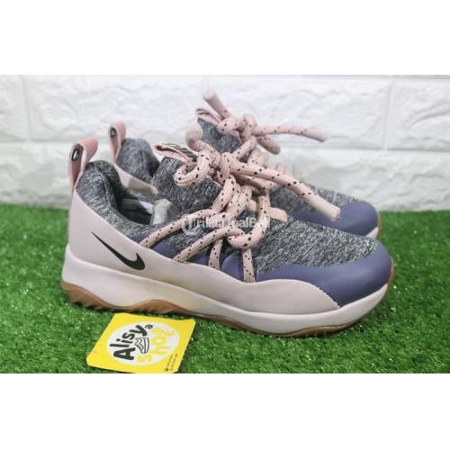 Sepatu Branded Nike City Loop Pink Grey Women Sneakers Premium