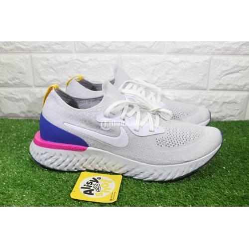 Sepatu Nike Epic Flyknit White Sepatu Nike Epic React Flyknit