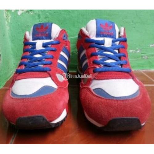 Sepatu Sneakers Second Adidas ZX750 Running Shoes Red Blue White