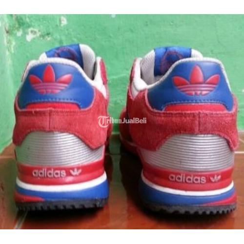 Zx 750 Adidas Sneakers Red And White Sepatu Sneakers Second Adidas