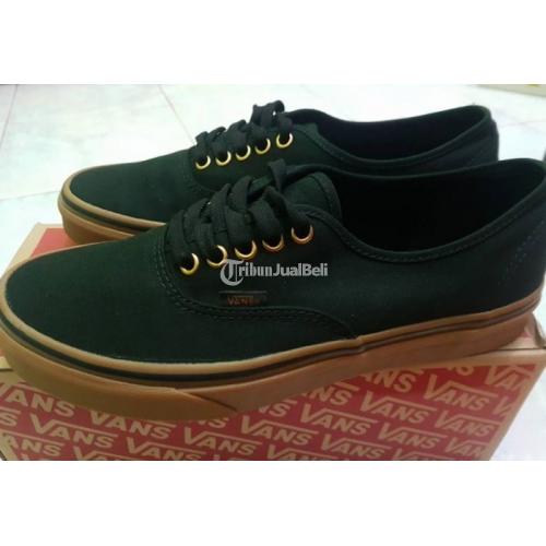 Vans authentic black outlet gum hf