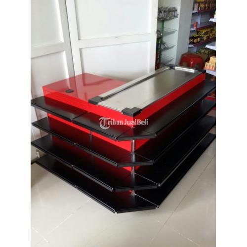 Meja Kasir Shelving Bahan Berkualitas Lebih Kuat Harga Murah - Banten