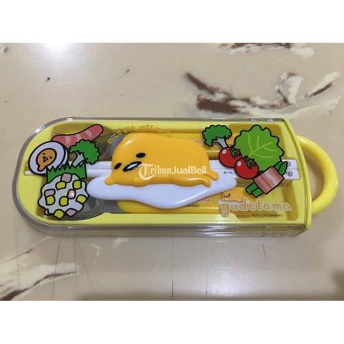 Cutlery Peralatan Makan Anak Gudetama Import Jepang Harga Murah - Jakarta