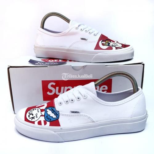 Sepatu vans hello shop kitty di bandung