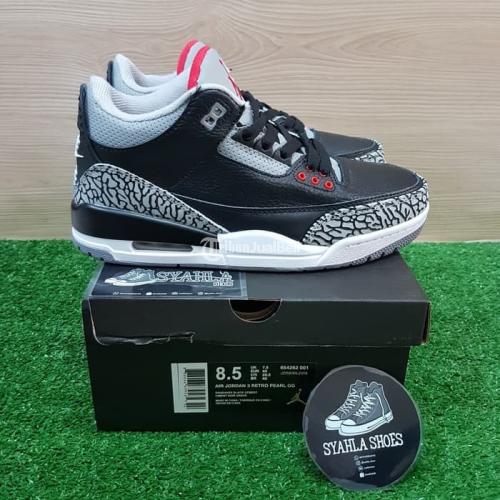 Sepatu Nike Air Jordan Og Black Cement New Mirror Quality Real
