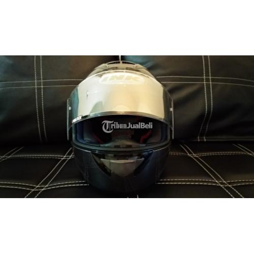 Helm Full Face Murah INK CL-MAX Gun Metal Grey Size L Lengkap Like New - Malang