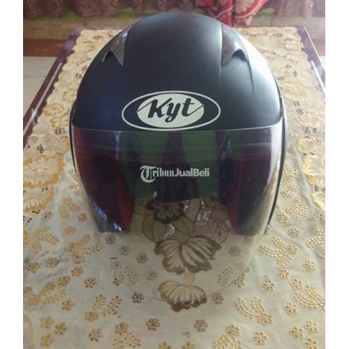 Helm KYT 1 Vision Bekas Warna Hitam Buram Normal No Minus Murah - Gowa