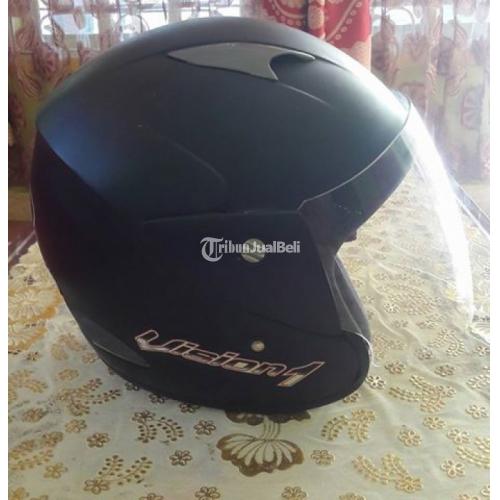 Helm KYT 1 Vision Bekas Warna Hitam Buram Normal No Minus Murah - Gowa