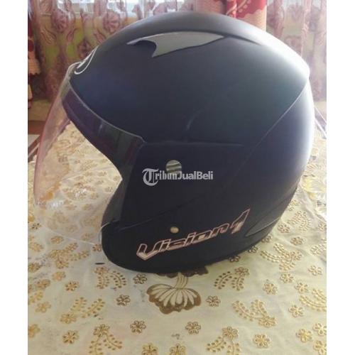 Helm KYT 1 Vision Bekas Warna Hitam Buram Normal No Minus Murah - Gowa