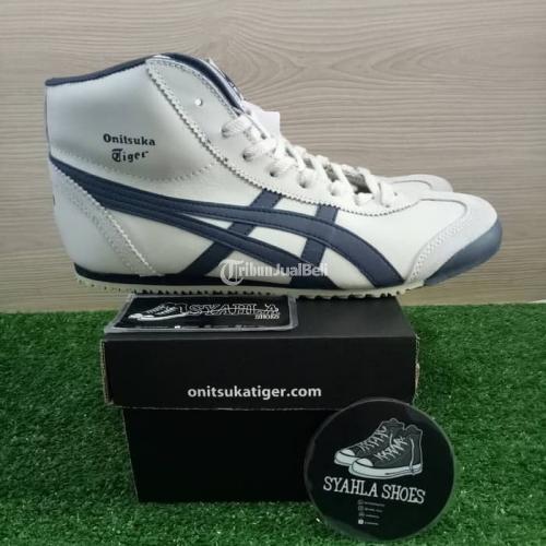 Sepatu Onitsuka Tiger Mexico Mid Runner Indian Ink Original