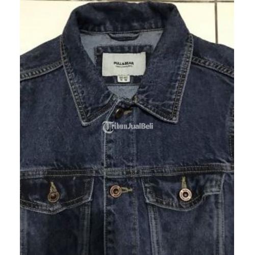 Jaket denim pull & on sale bear