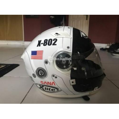 Helm Full Face Murah X Lite X802 Moon Second Normal Siap Pakai di